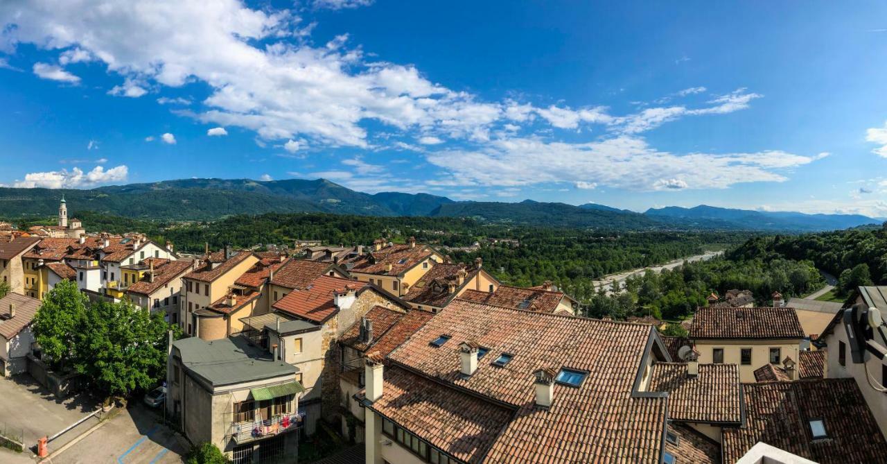 Attico Panoramico In Centro - Civetta Lejlighed Belluno Eksteriør billede